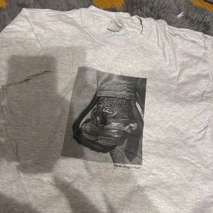 Horse t-shirt with boot in stirrup